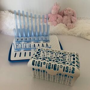 Bottle Drying rack & Dishwasher Basket for baby bottle parts and pacifiers